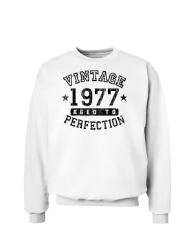 1977 - Vintage Birth Year Sweatshirt Brand