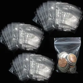 2000 - 2" x 3" Zip Lock 2x3 Plastic Bags 2 MIL Reclosable Poly Clear