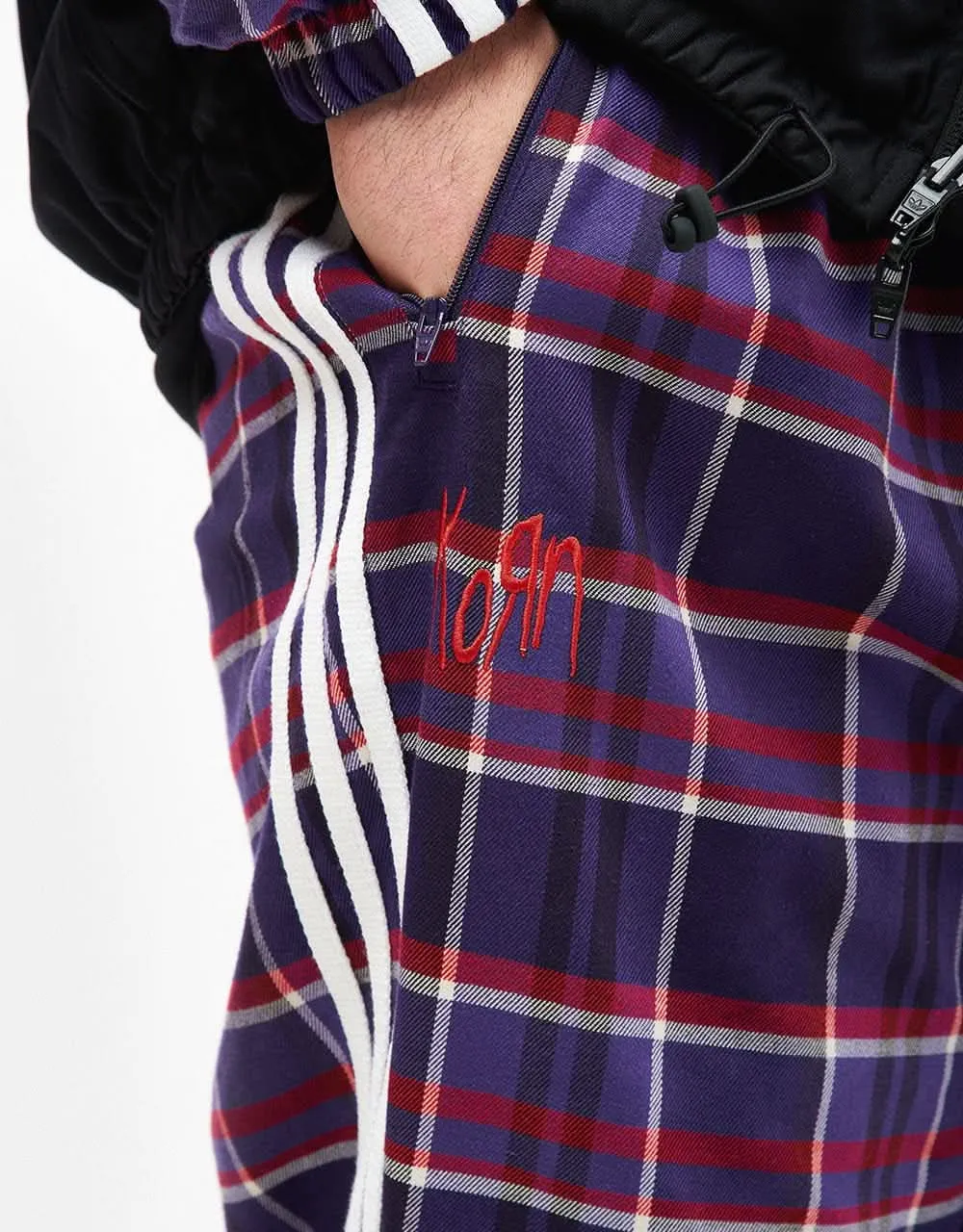 adidas x Korn Reversible Track Pant - Black/Red-Multi