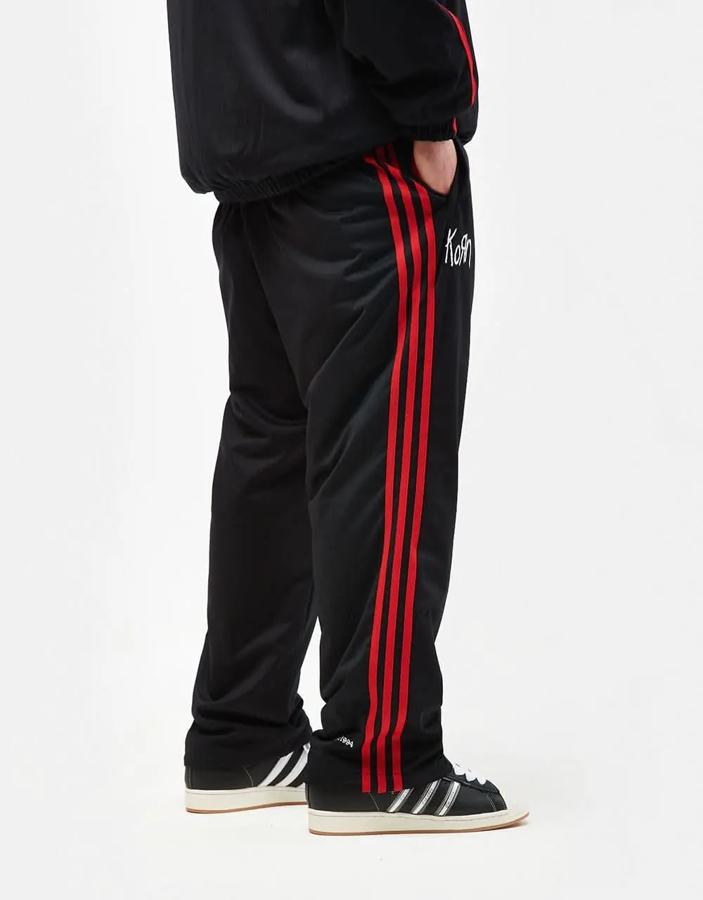 adidas x Korn Reversible Track Pant - Black/Red-Multi