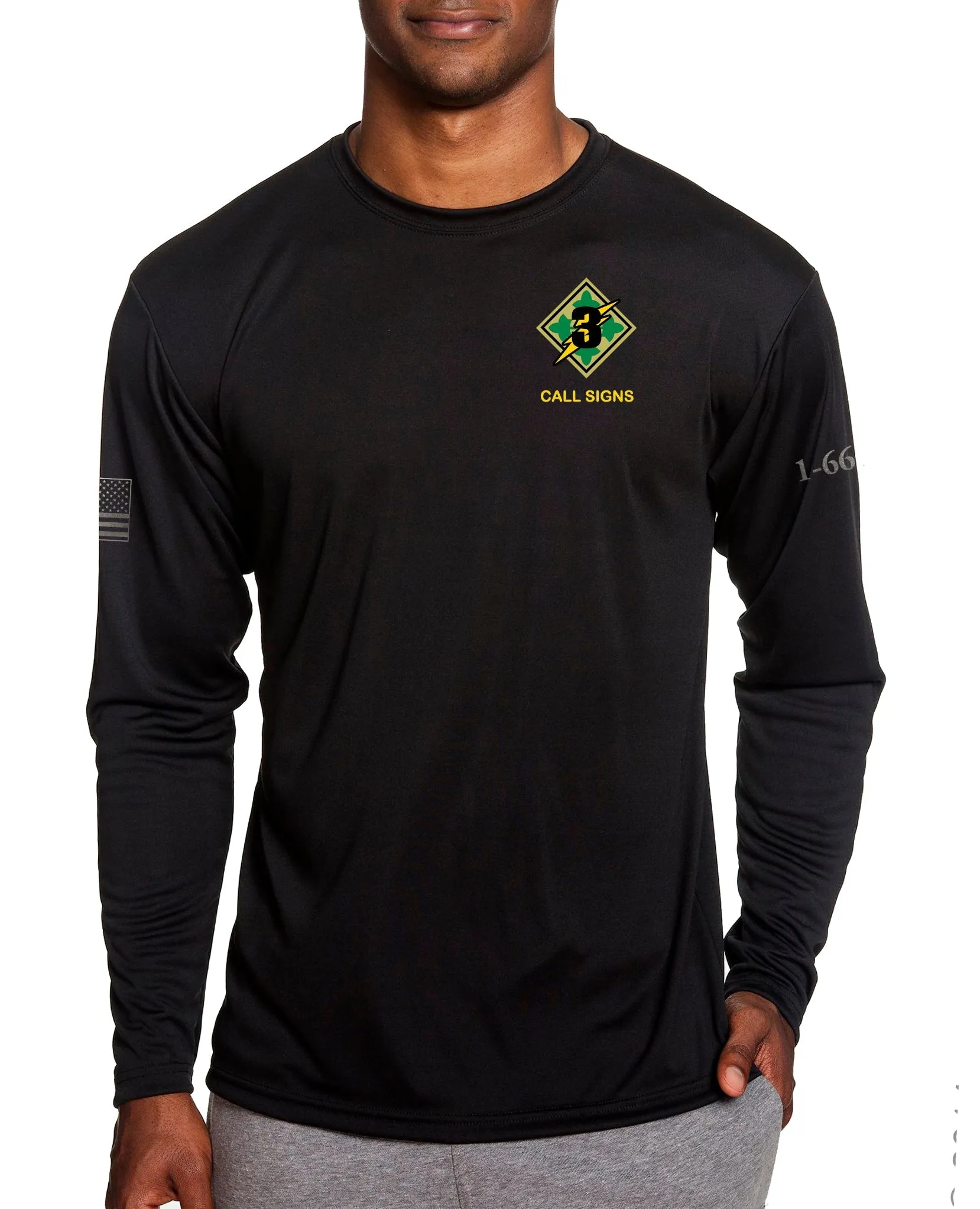 Ares Long Sleeve Performance PT Shirt. This shirt IS approved for PT.