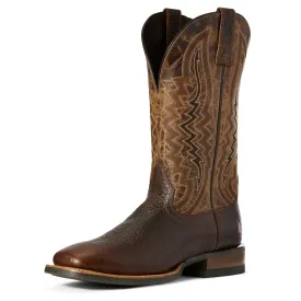 Ariat Mens Relentless Short Round Western Boot Straight Whiskey