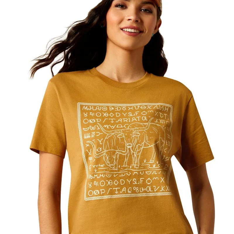 Ariat Tee Womens Longhorn Brand