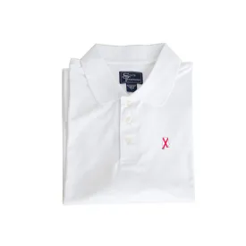 Auburn Traditional Clubhouse Performance Polo White