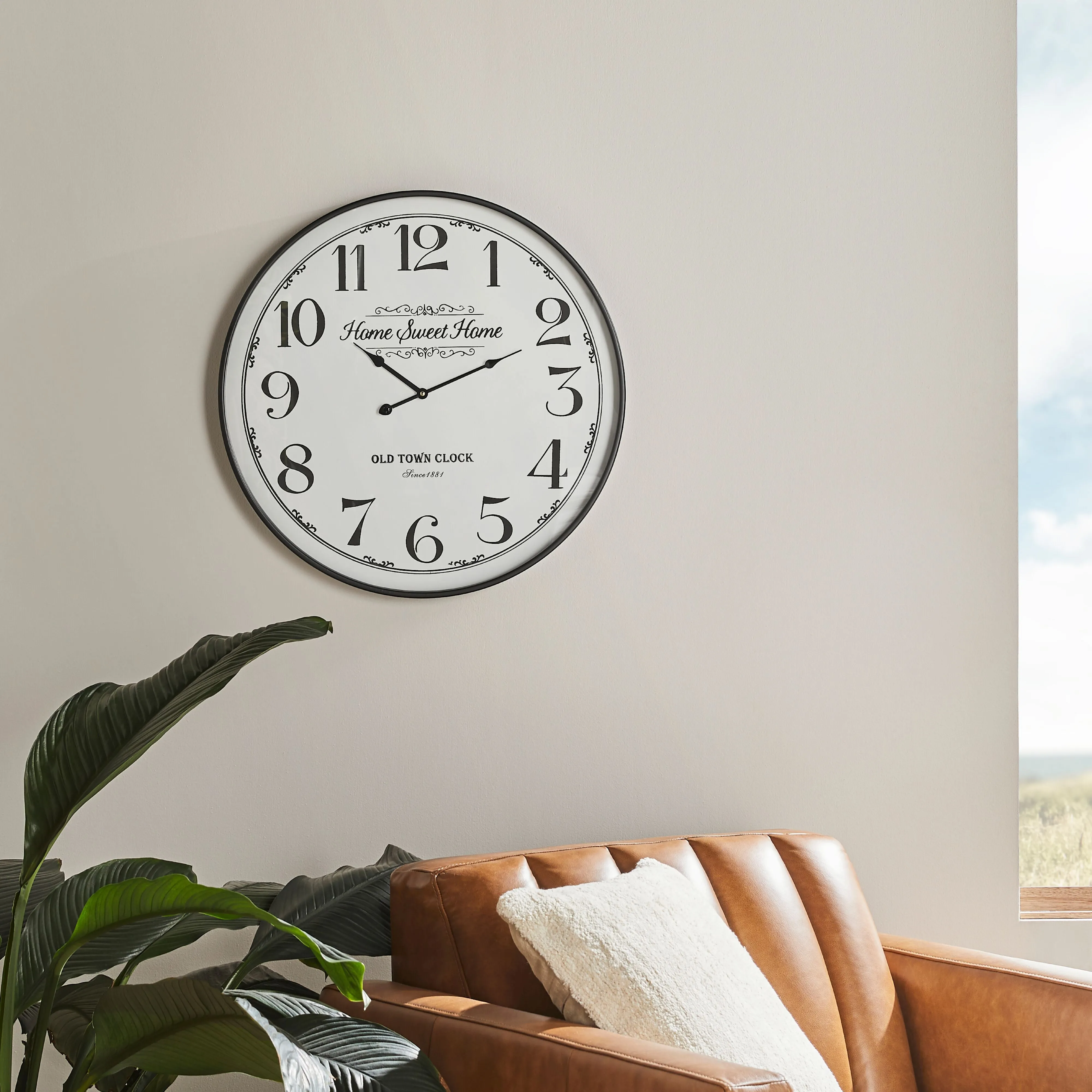 BeyondTime Home Sweet Home Clock 60cm