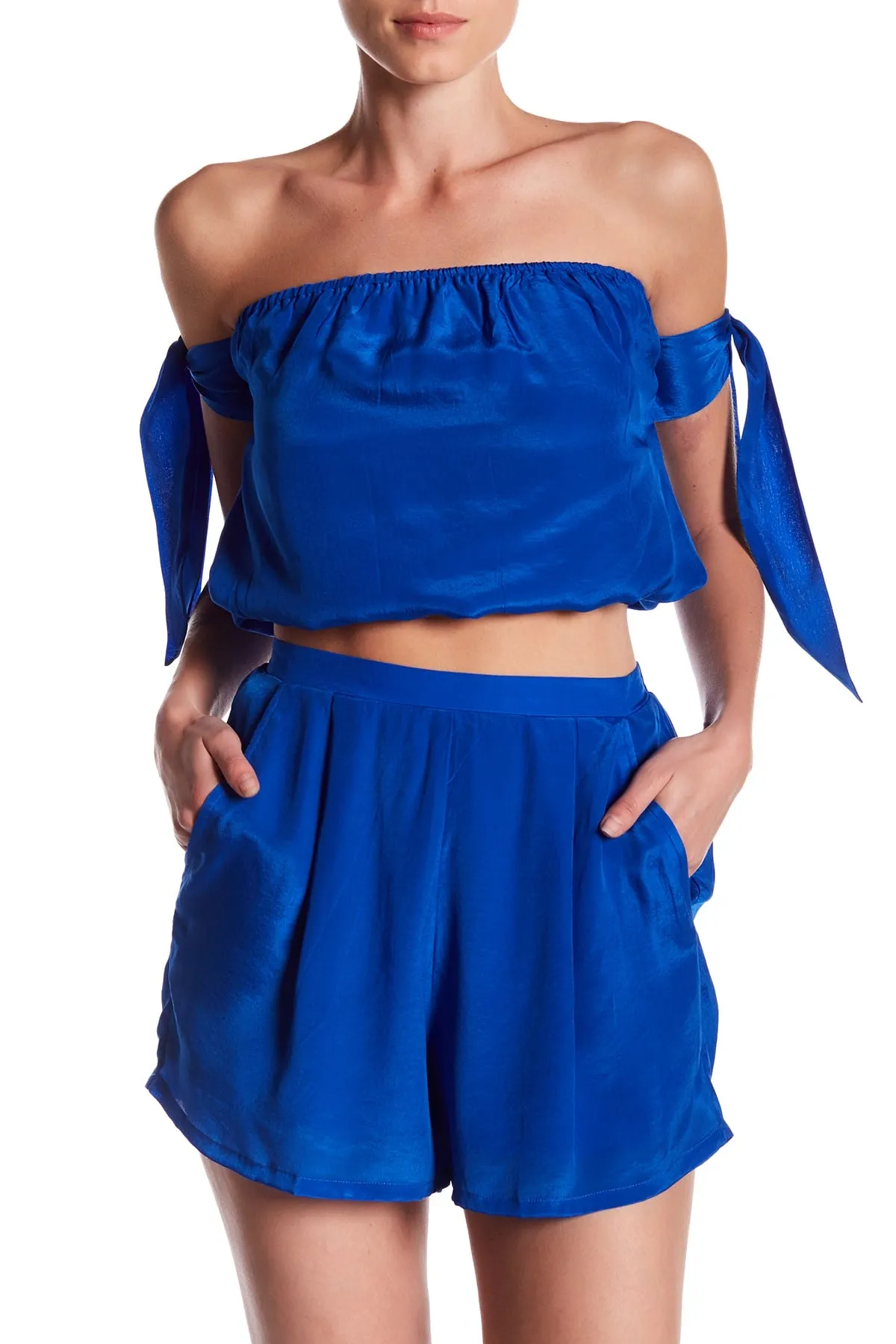 Blue Shorts For Ladies