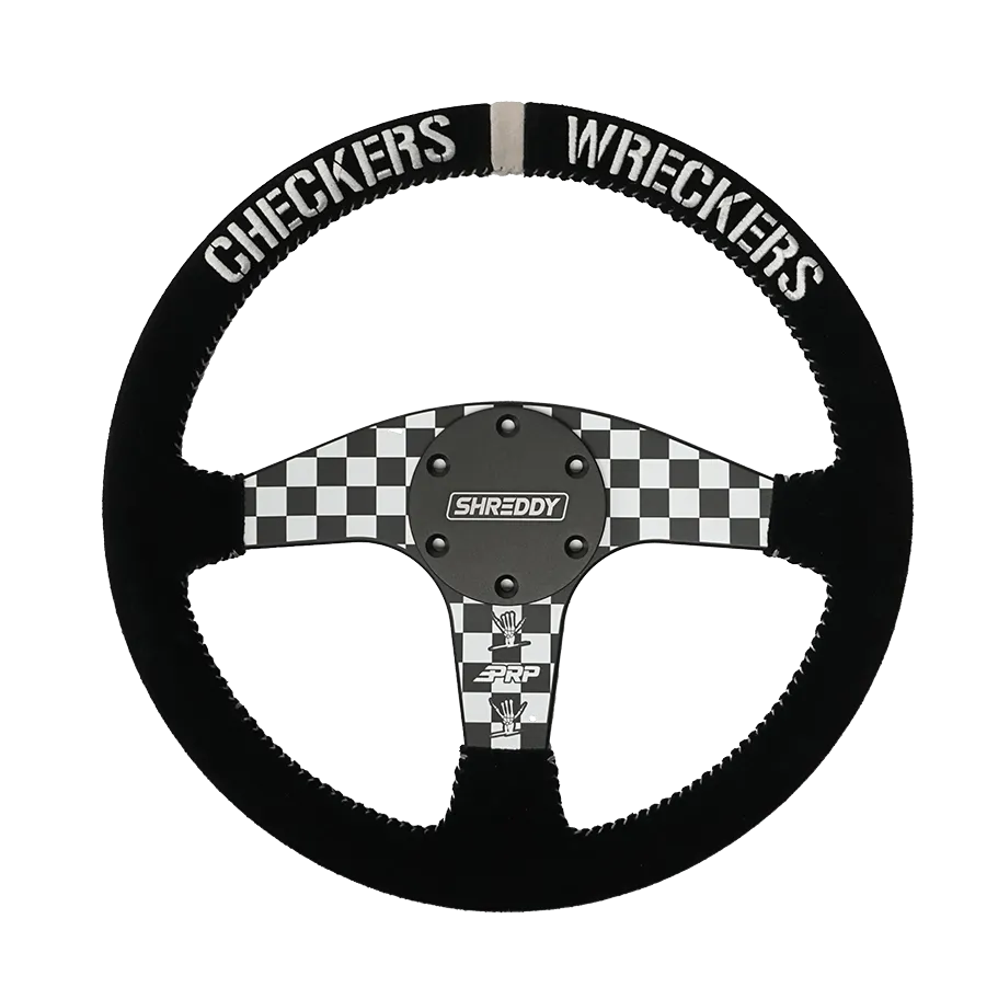 Checkered Steering Wheel // PRP X Shreddy // Flat