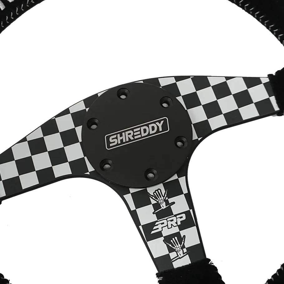 Checkered Steering Wheel // PRP X Shreddy // Flat