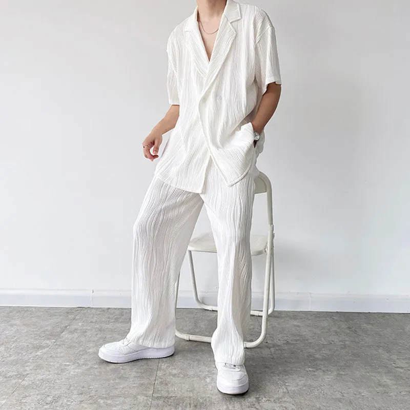 Crinkled Short Sleeve Shirt