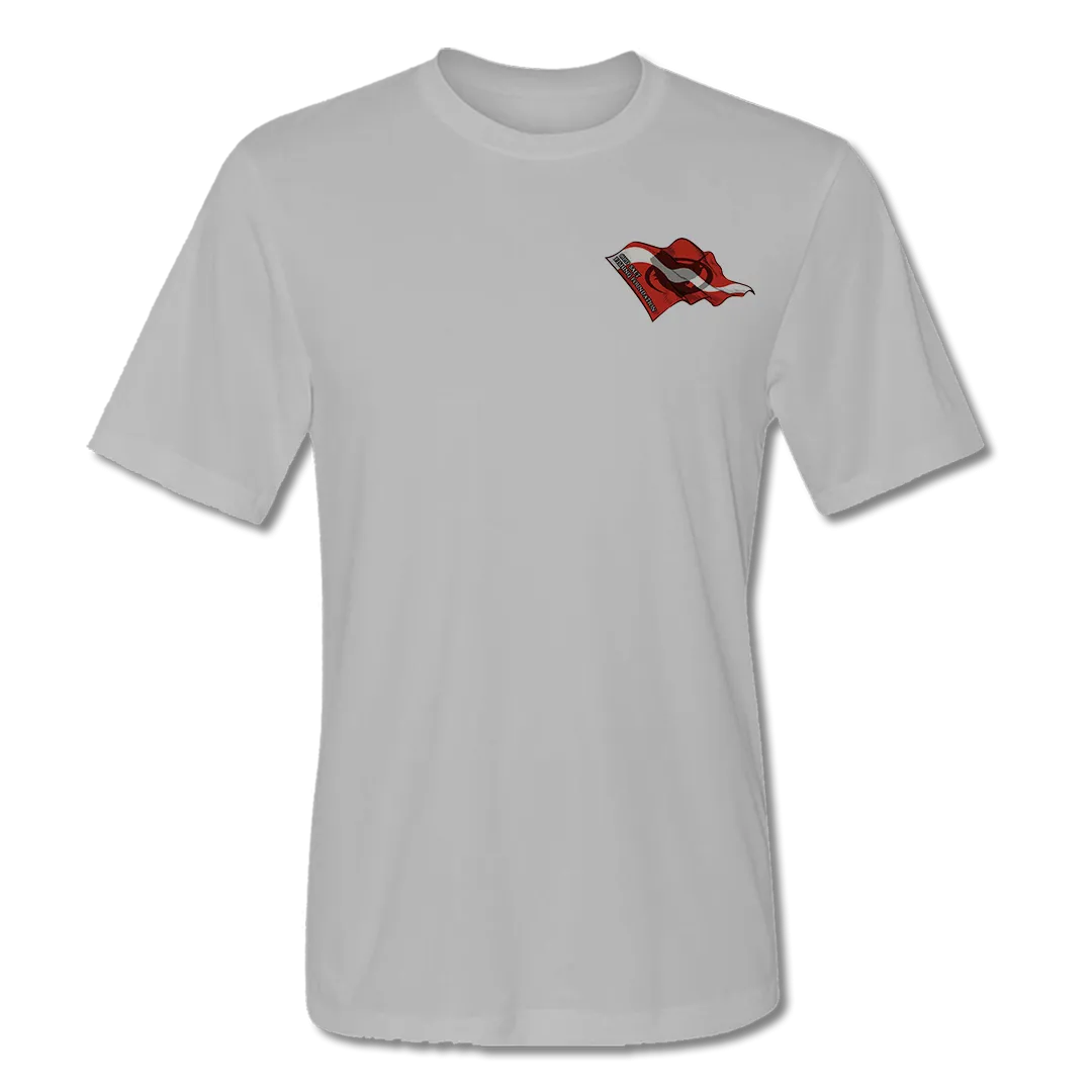 Flounder Spearin' - Short Sleeve Performance Fishing Shirt
