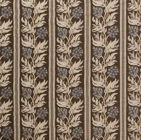 Gum Blossom Stripe - Chocolate