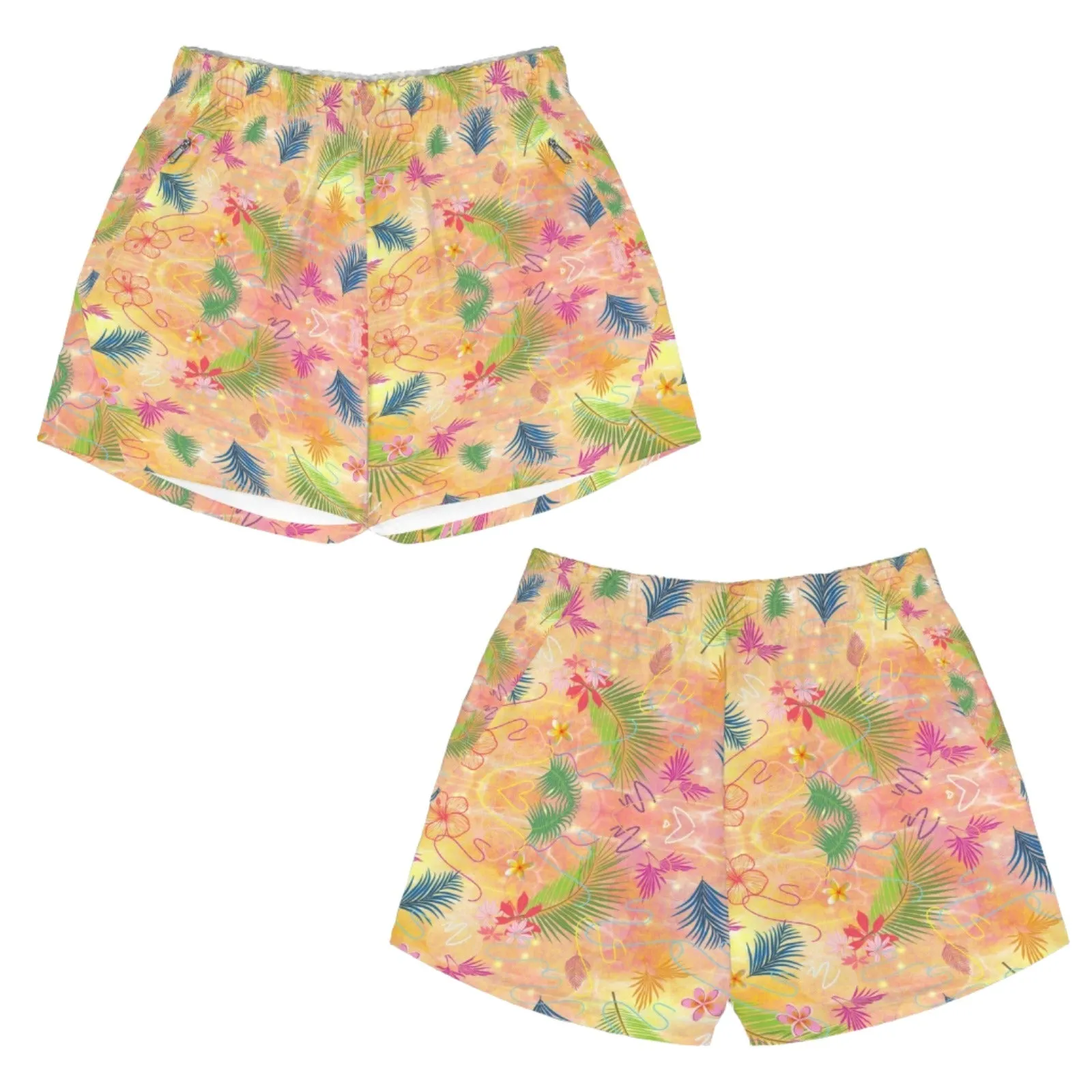 Hawaiian Gold Zip Pocket Shorts up to 5 XL (FWS)