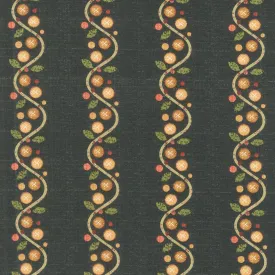 Home Sweet Home - Mini Stripe Black Yardage