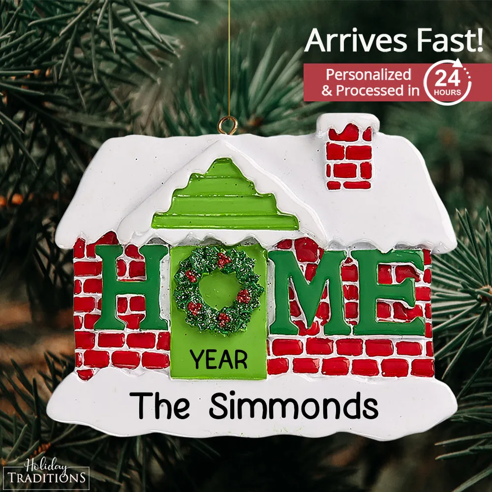 Home Sweet Home Personalized Ornament