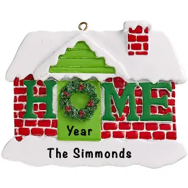 Home Sweet Home Personalized Ornament
