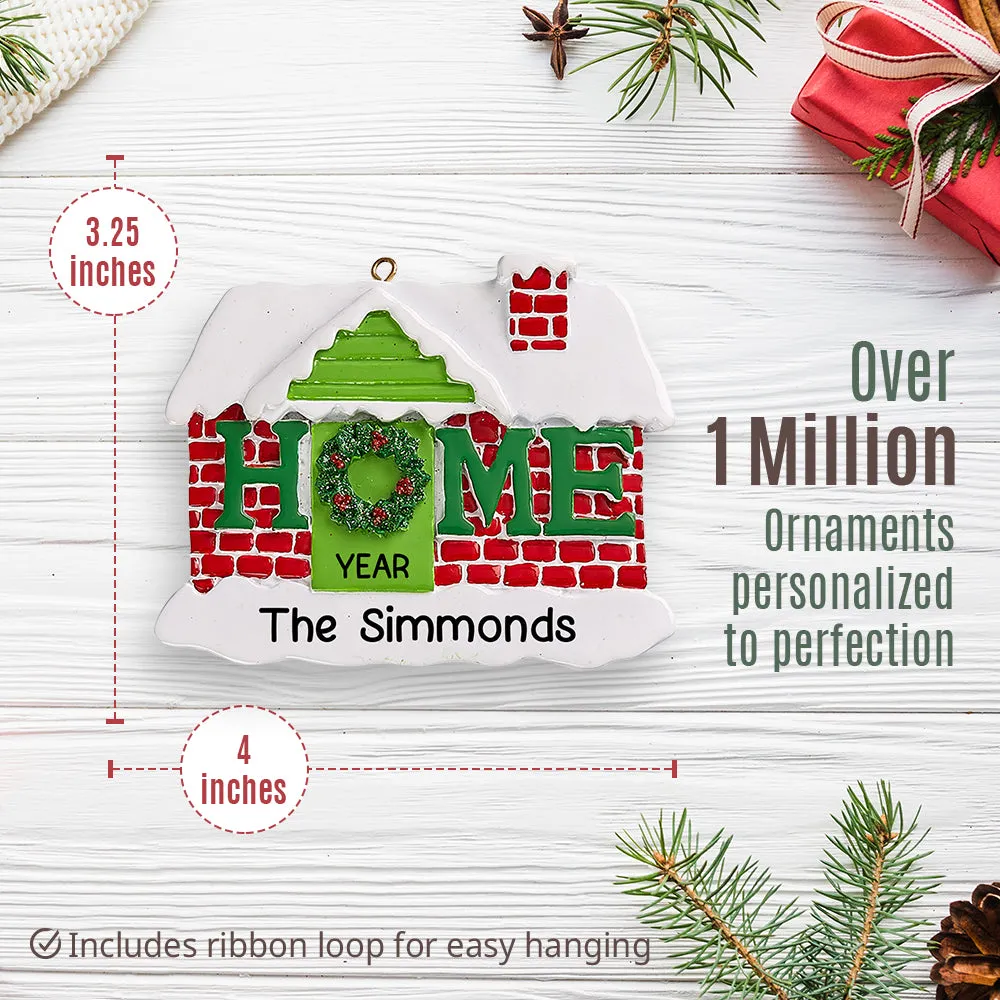 Home Sweet Home Personalized Ornament