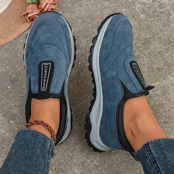 🔥Last Day 70% Off 🔥- Women's thick-soled suede sneakers for Ultimate Comfort