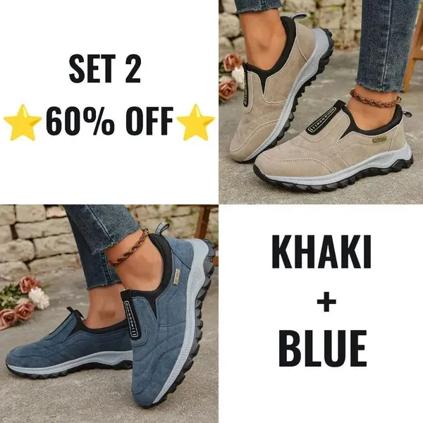 🔥Last Day 70% Off 🔥- Women's thick-soled suede sneakers for Ultimate Comfort