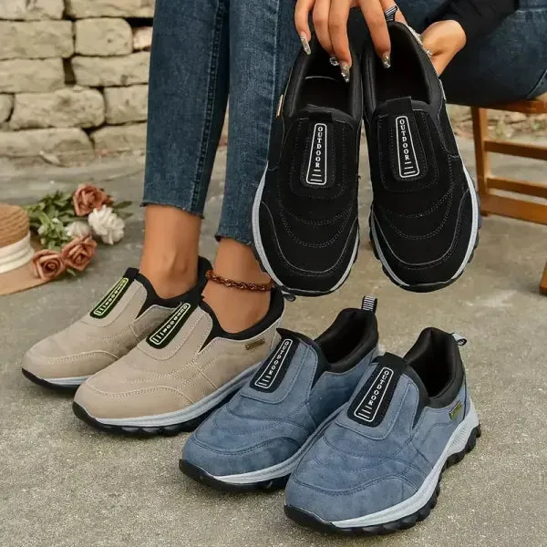 🔥Last Day 70% Off 🔥- Women's thick-soled suede sneakers for Ultimate Comfort