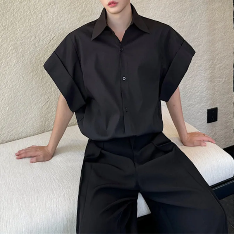 Loose Casual Shirt with Wide Sleeves