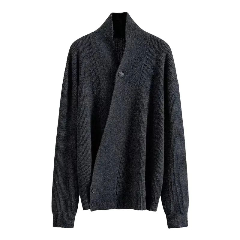 Loose-fitting Knitted Robe Cardigan
