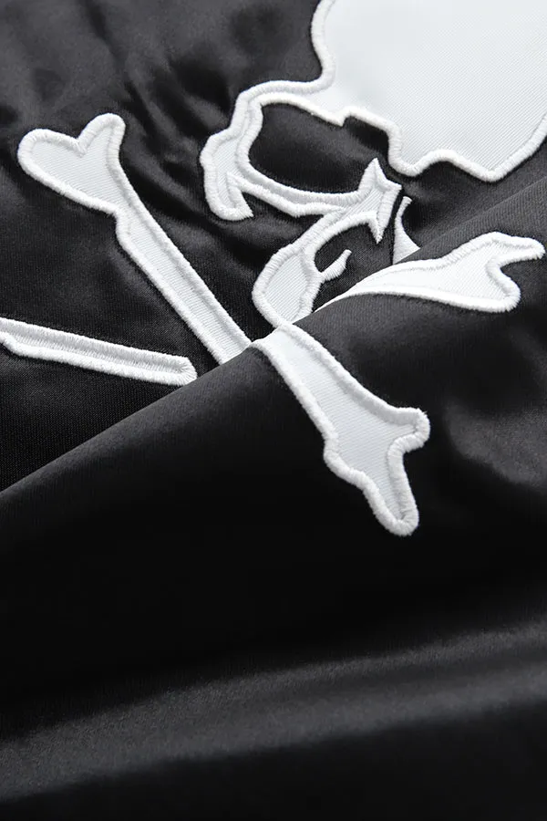Mitchell&Ness × MASTERMIND WORLD LIGHTWEIGHT SATIN JACKET