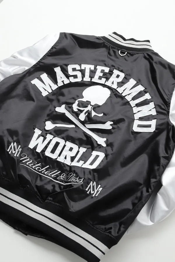 Mitchell&Ness × MASTERMIND WORLD LIGHTWEIGHT SATIN JACKET