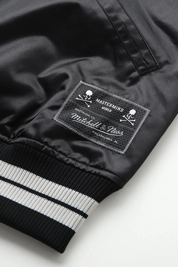 Mitchell&Ness × MASTERMIND WORLD LIGHTWEIGHT SATIN JACKET