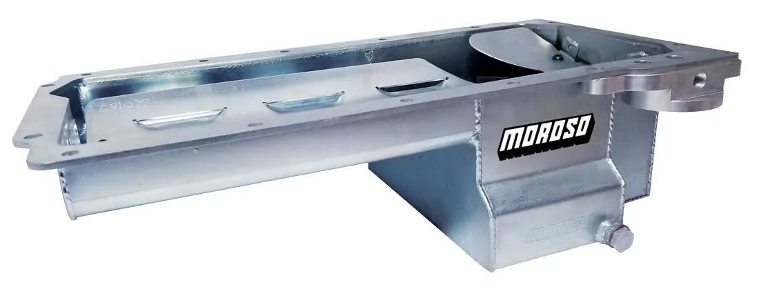 MOROSO 20152 OIL PAN, DART LS NEXT GEN 3 SKIRTED BLOCK, EARLY F BODY, ROAD RACE BAFFLING