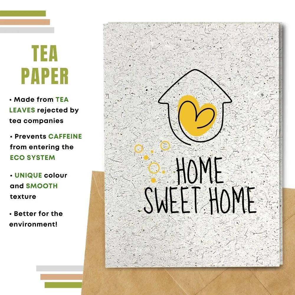 New Home Card, Home Sweet Home, Yellow