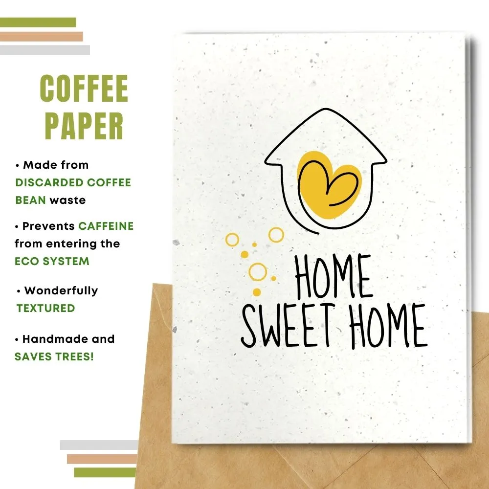 New Home Card, Home Sweet Home, Yellow