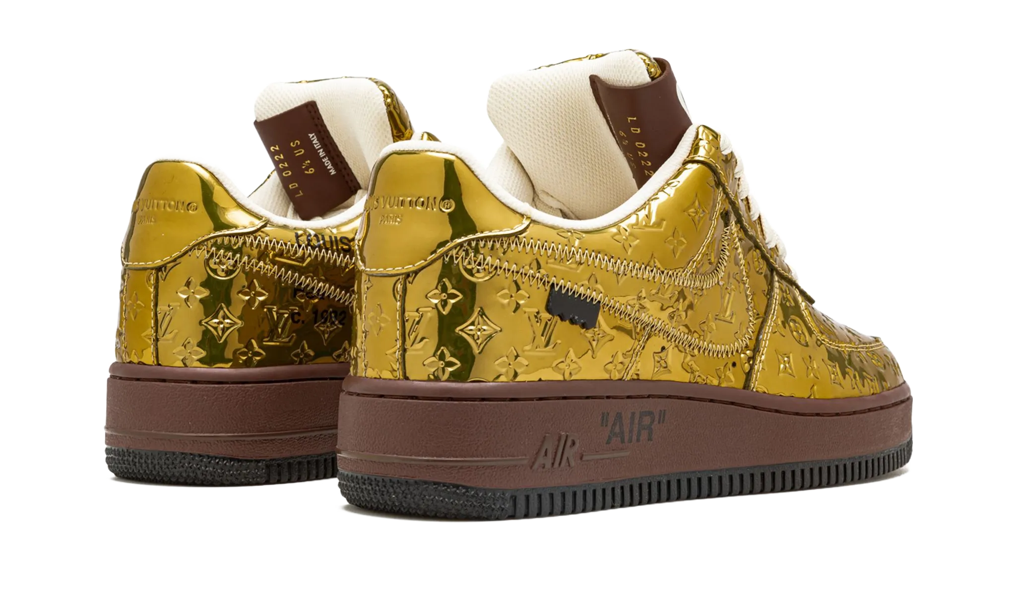 Nike Air Force 1 x Louis Vuitton Gold