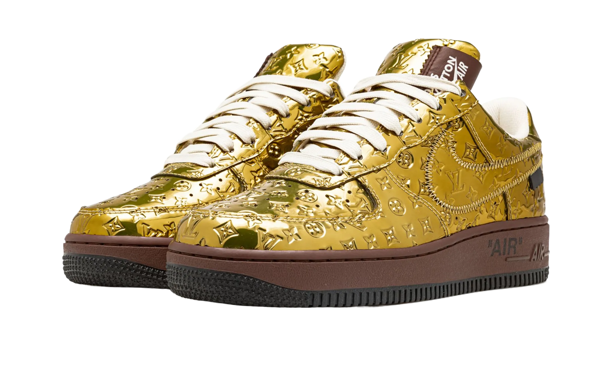 Nike Air Force 1 x Louis Vuitton Gold