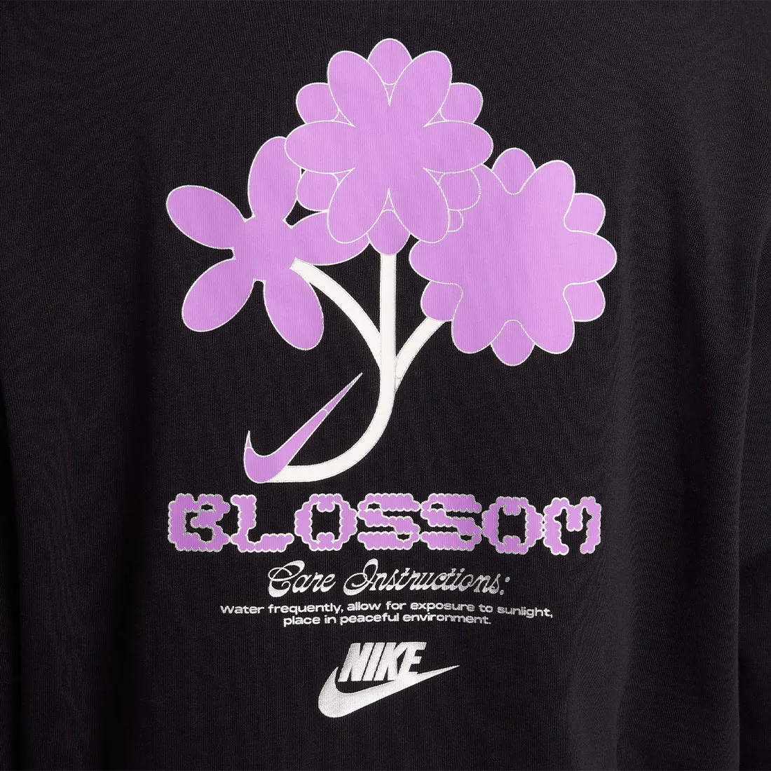NIKE SPORTSWEAR WOMEN'S LONG-SLEEVE T-SHIRT BLACK
