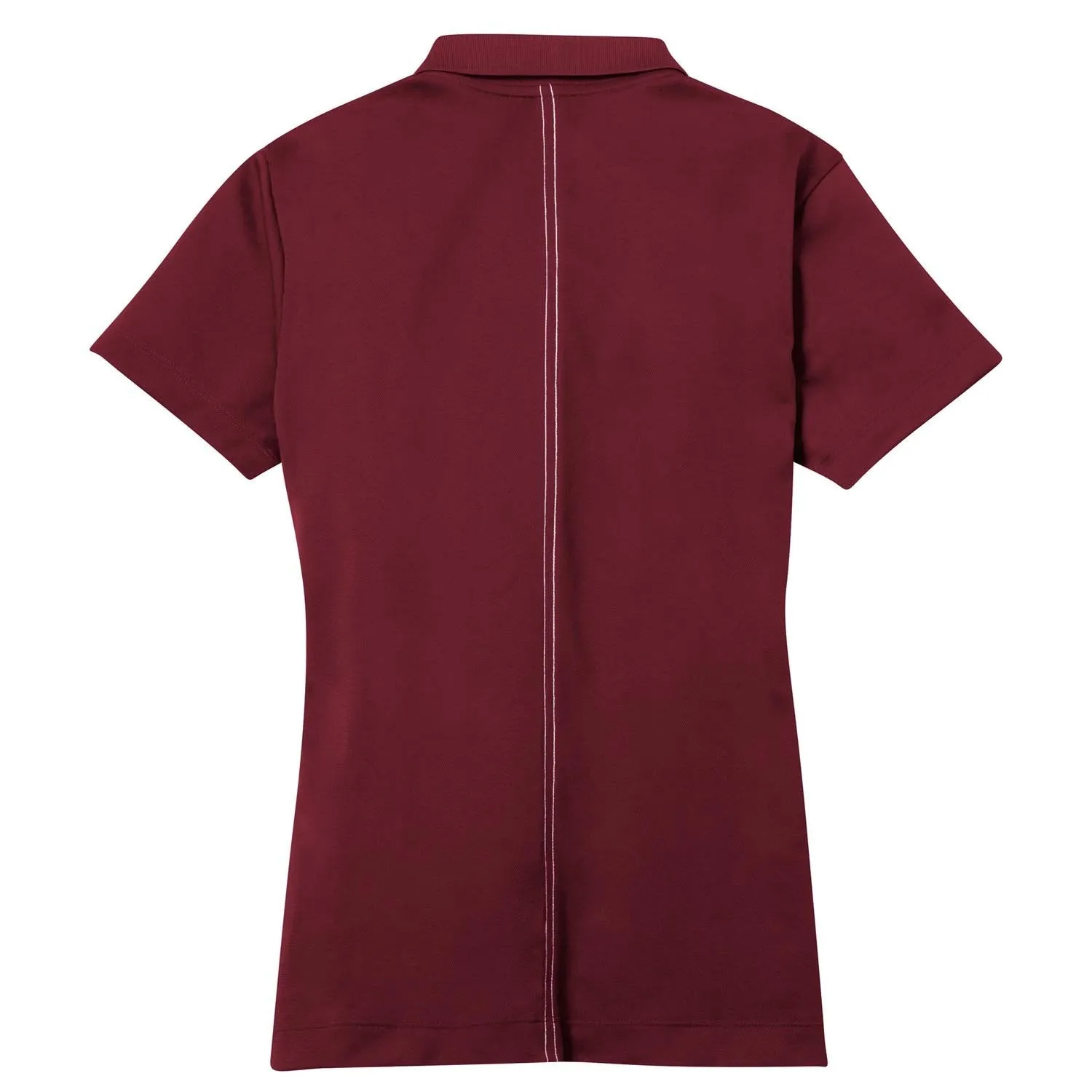 Nike Women's Team Red Dri-FIT Short Sleeve Sport Swoosh Pique Polo