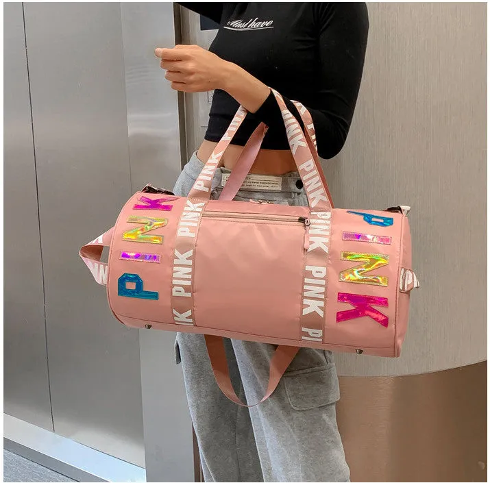 PINK laser new style shoulder bag (common brand, non-brand)