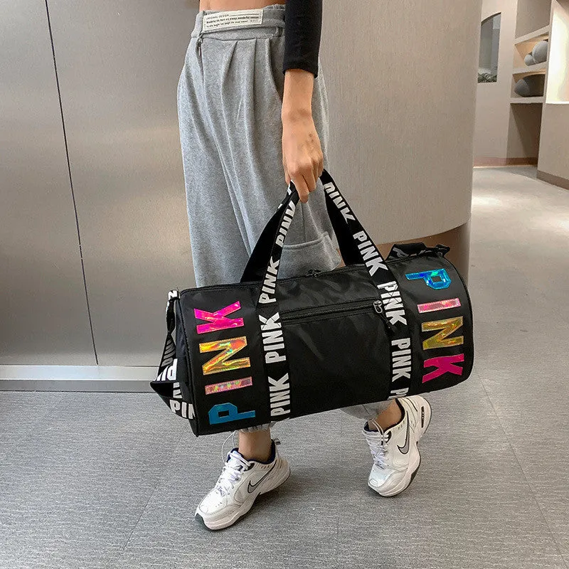 PINK laser new style shoulder bag (common brand, non-brand)