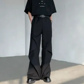 Pleated Loose Casual Wide-leg Pants