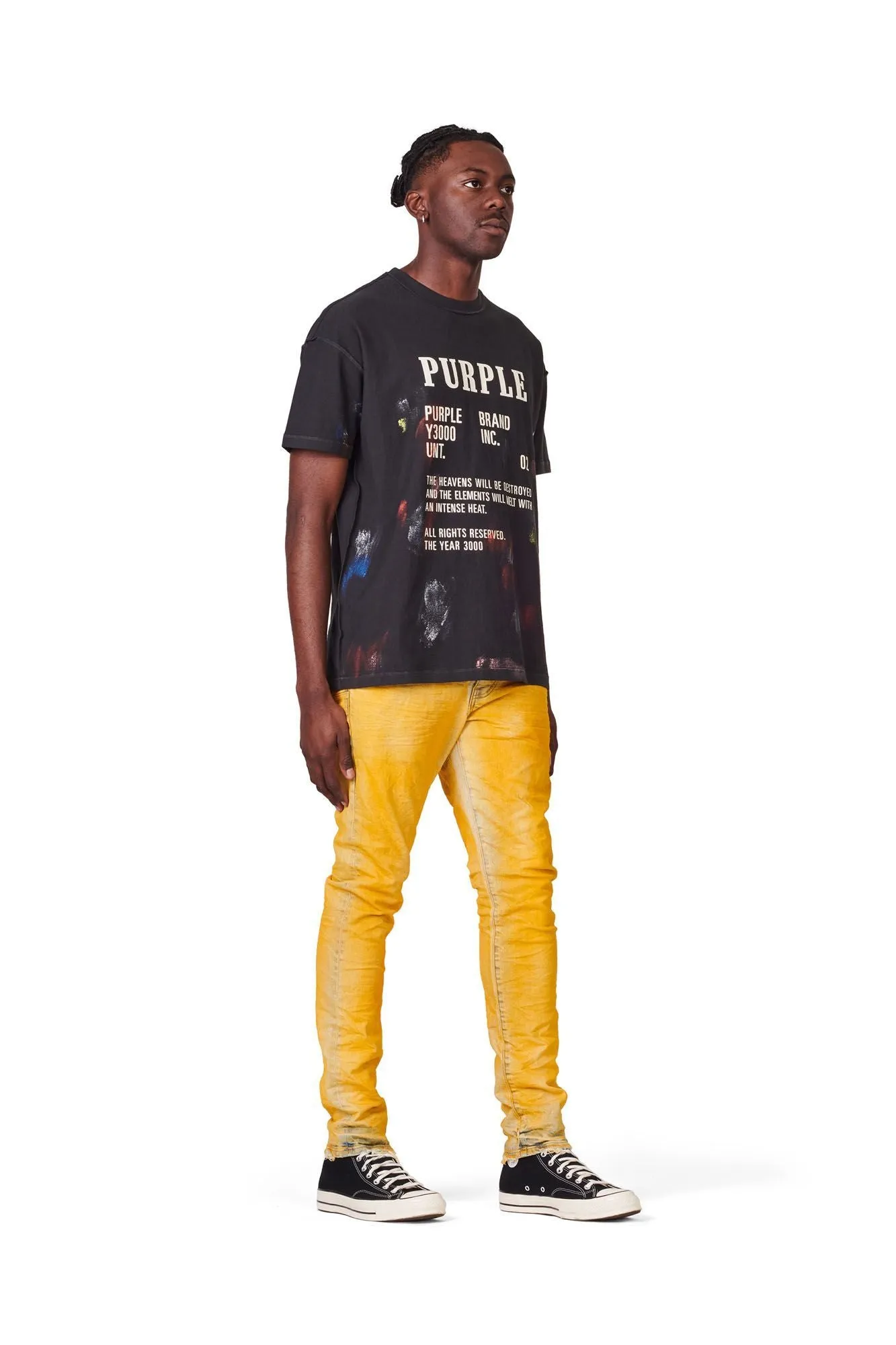 PURPLE BRAND HISTORY - PAINTED Mens Apparel