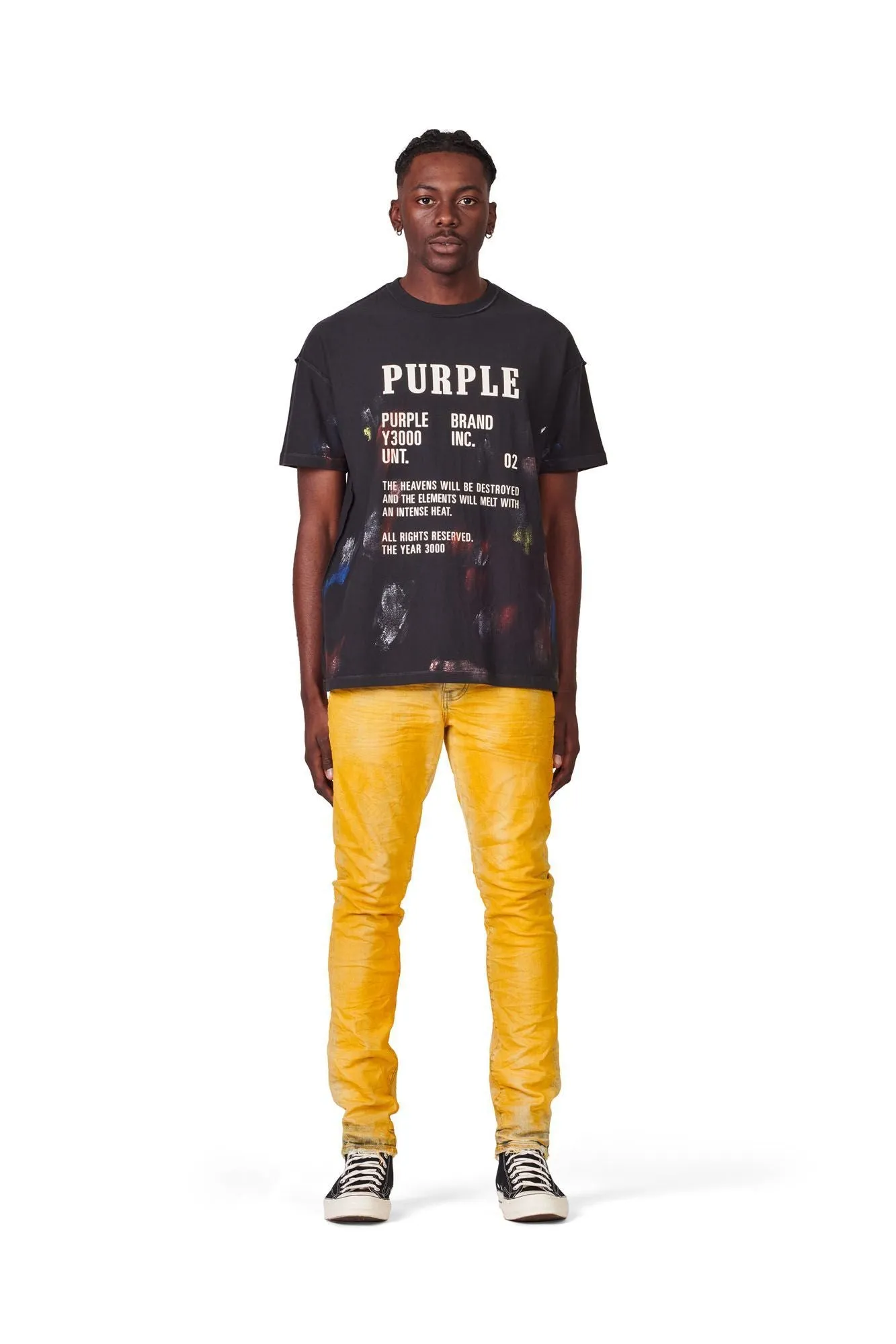 PURPLE BRAND HISTORY - PAINTED Mens Apparel