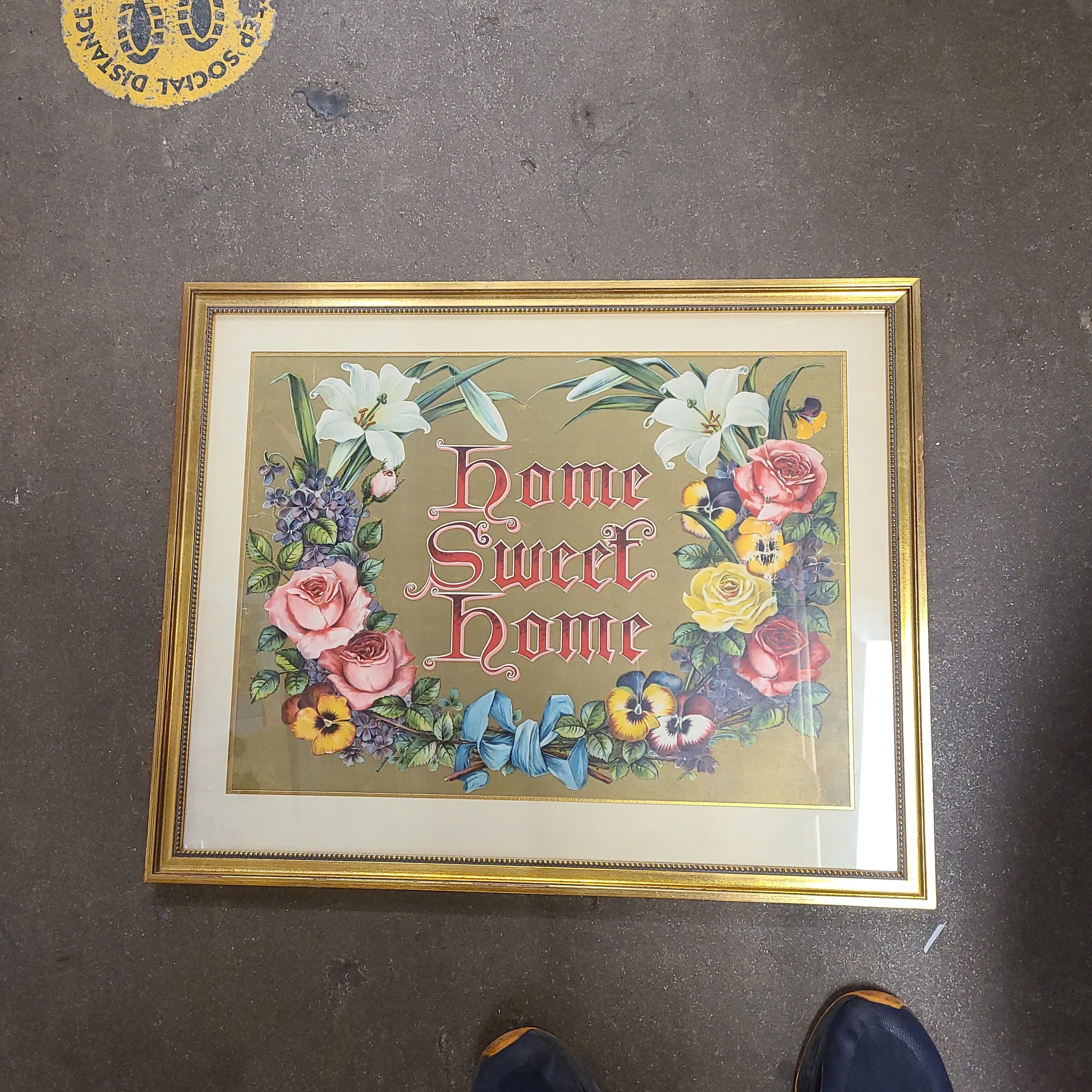 "HOME SWEET HOME" PRINT