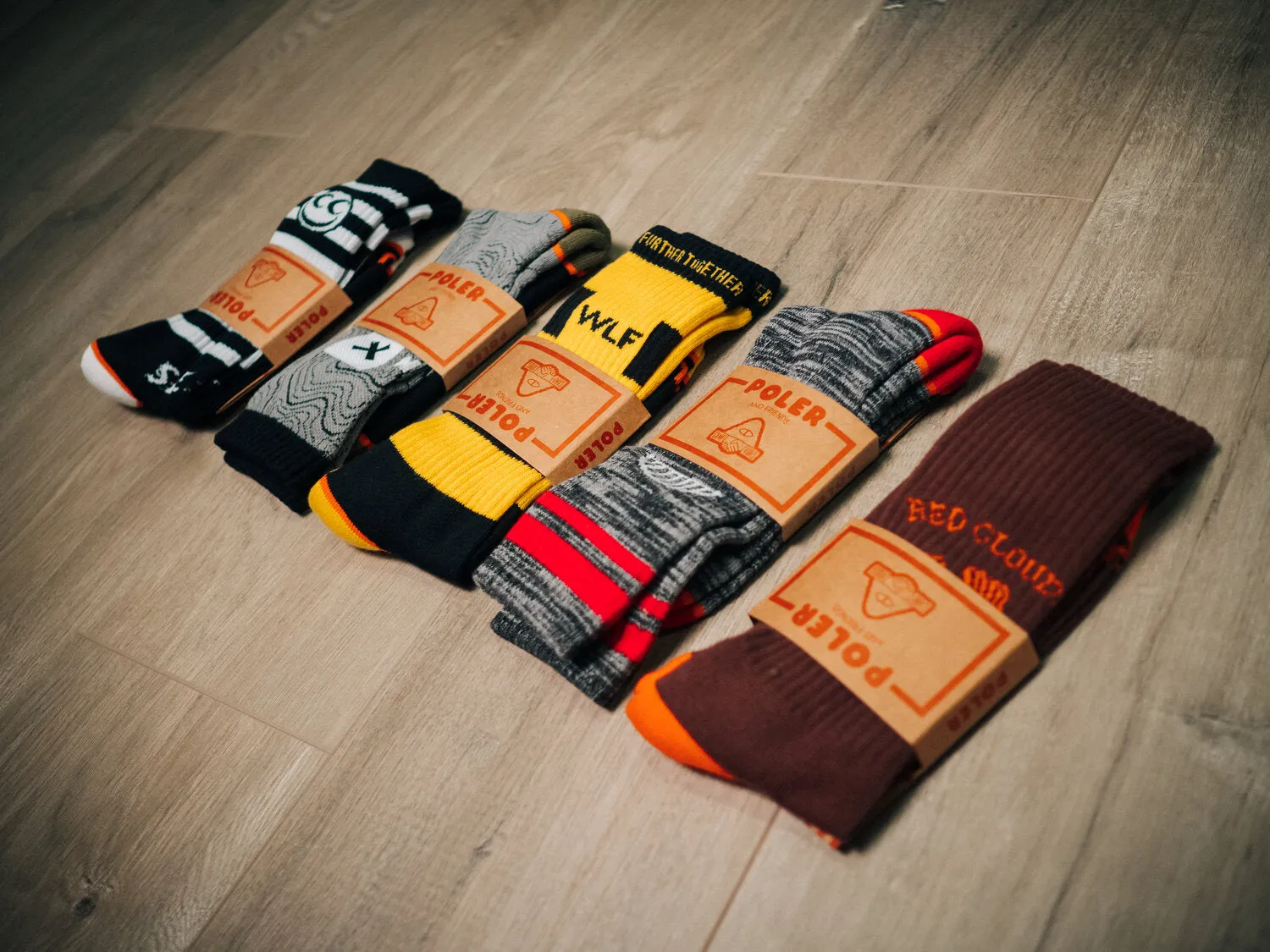 Red Clouds x Poler & Friends Socks