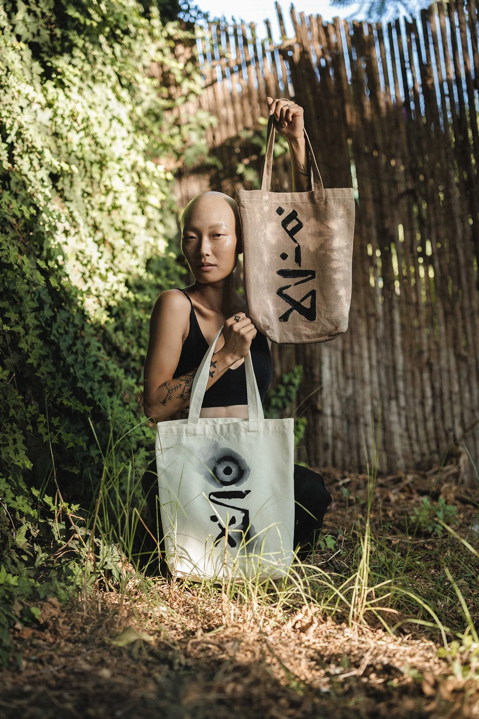Ros X Macchia Script Bag #1
