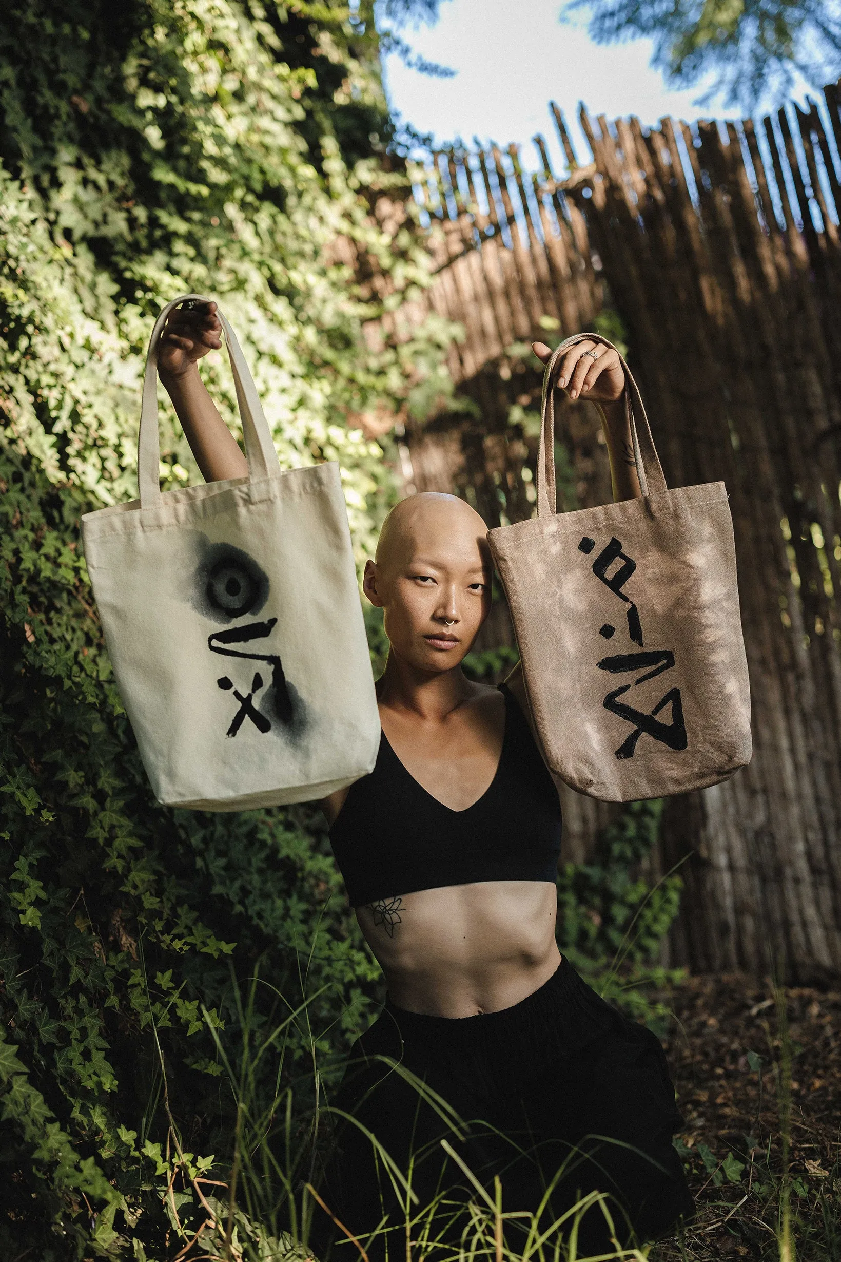 Ros X Macchia Script Bag #1