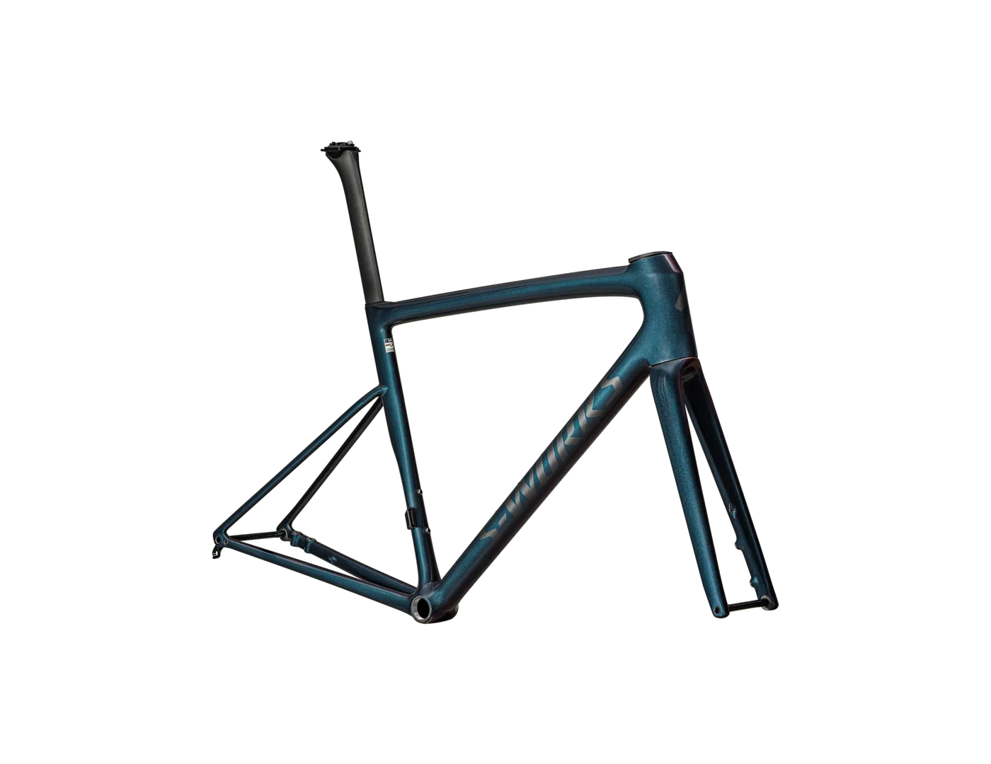 S-WORKS TARMAC SL8 FRAMESET Gloss Red To Black Pearl Over Deep Lake Metallic / Satin Metallic Obsidian