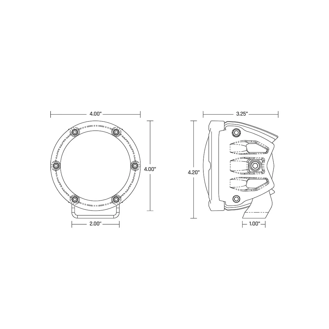 Shreddy 360-Series Edition Kit with a Pair of 4 Inch Drive Optic Lights