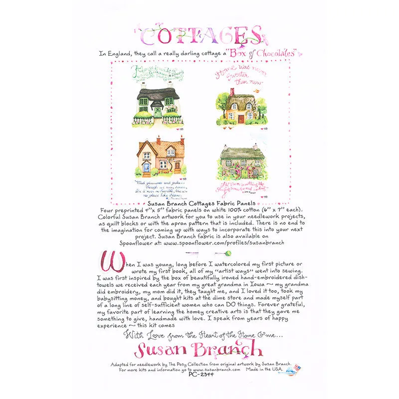 Susan Branch Home Sweet Home Panel