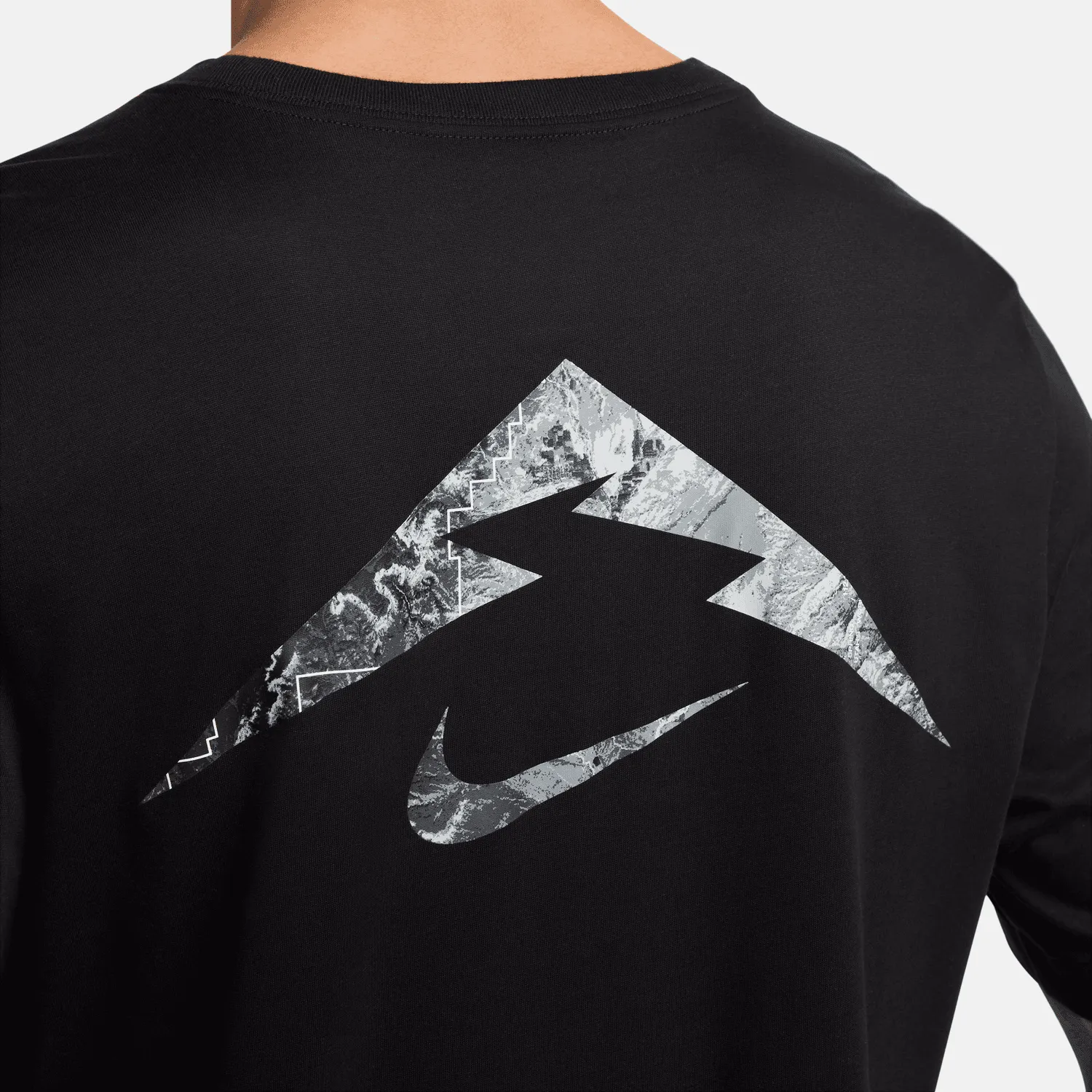 T-shirt Nike Trail - Noir/Gris