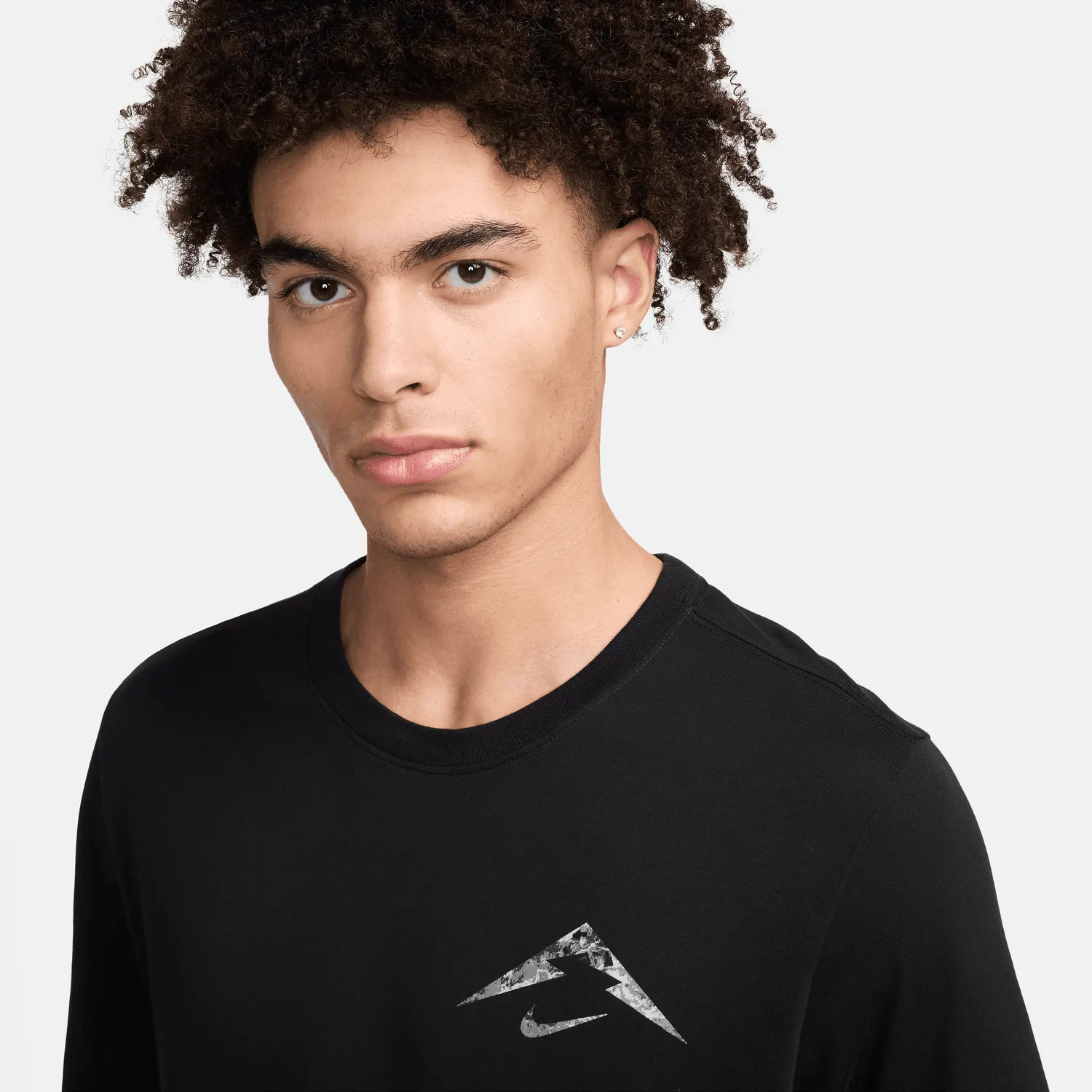 T-shirt Nike Trail - Noir/Gris