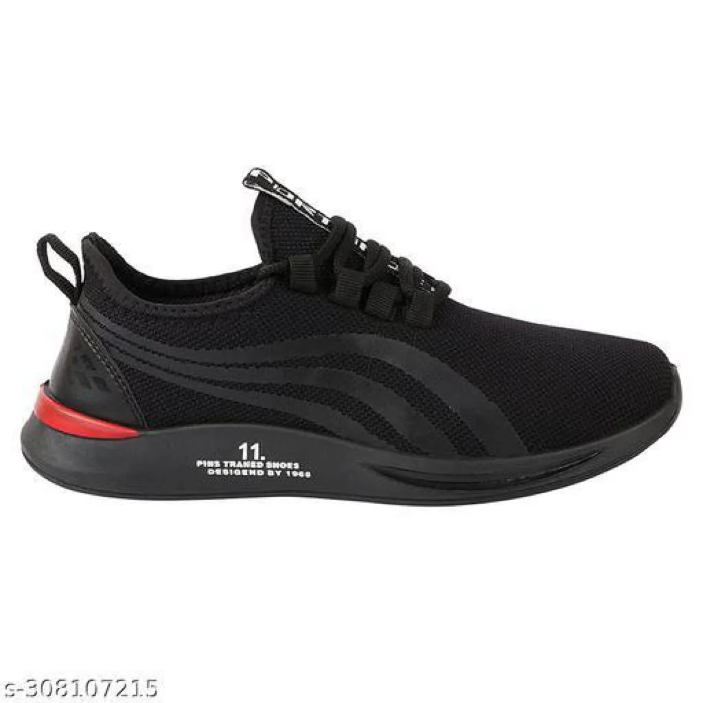 Timberwood Black Causal Sport Sneaker Shoe